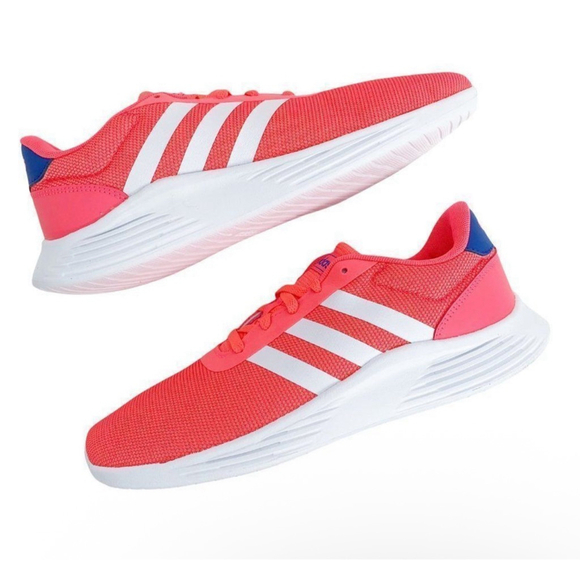 adidas Lite Racer 2.0 K – Women’s US 7.5 (Youth 6.5) – Coral/White - Picture 4 of 9